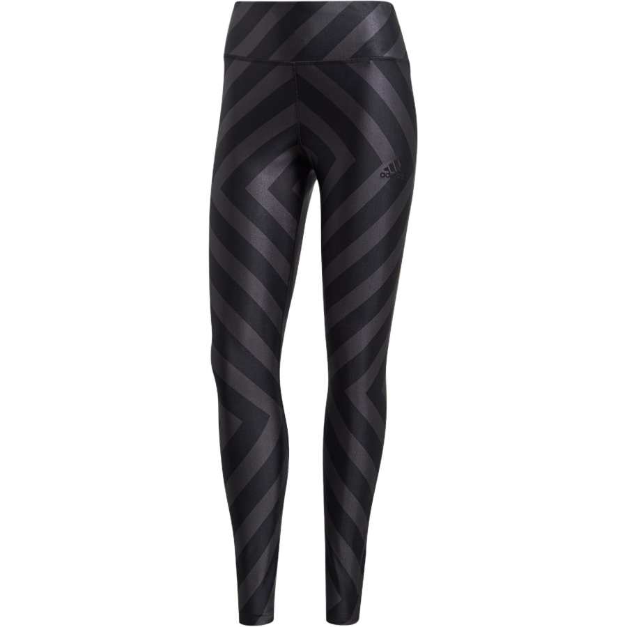 Adidas Adidas Allover Graphic 7/8 Tights Sports Pants Women's Black