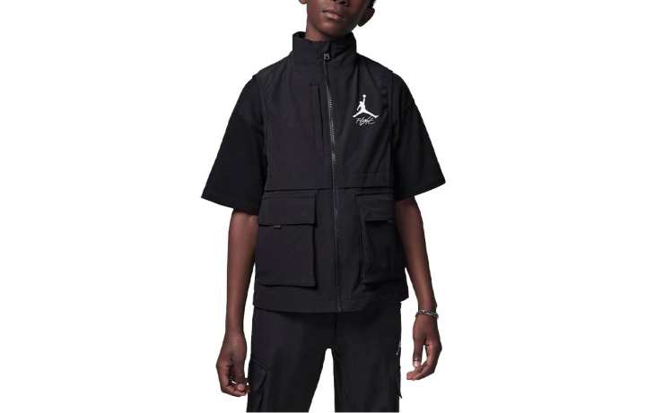 Jordan Jordan Kids Vests Stand Collar Moderate