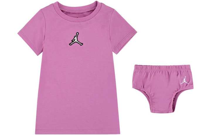 Jordan Jordan Baby Dresses Crew Neck Moderate Mid Length