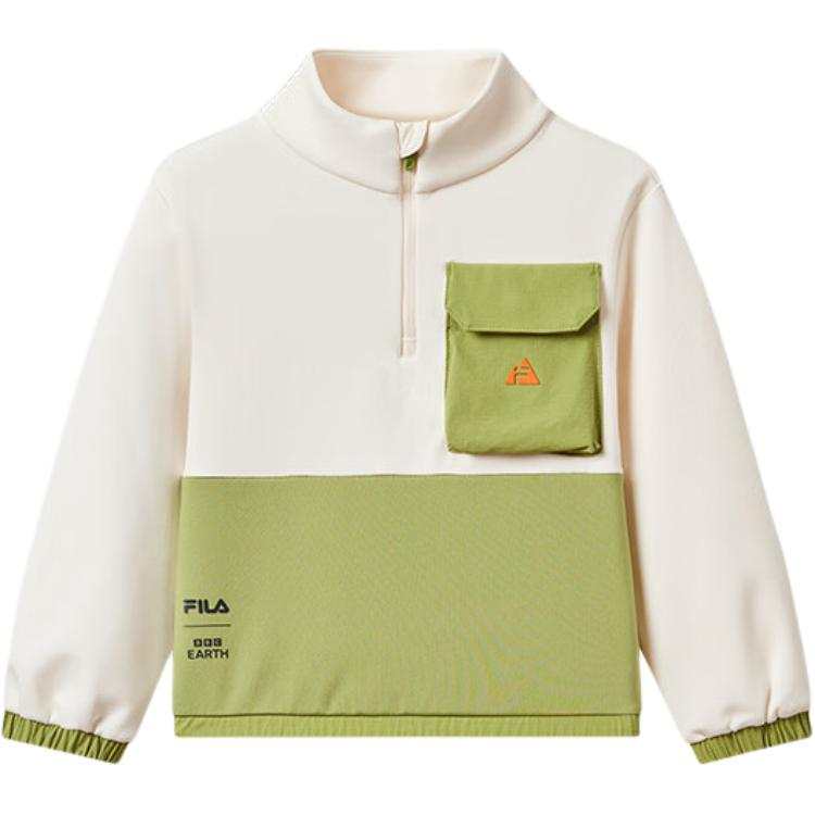 FILA KIDS Sweatshirt Pear Blossom White Children Aged 3 7 Years Old