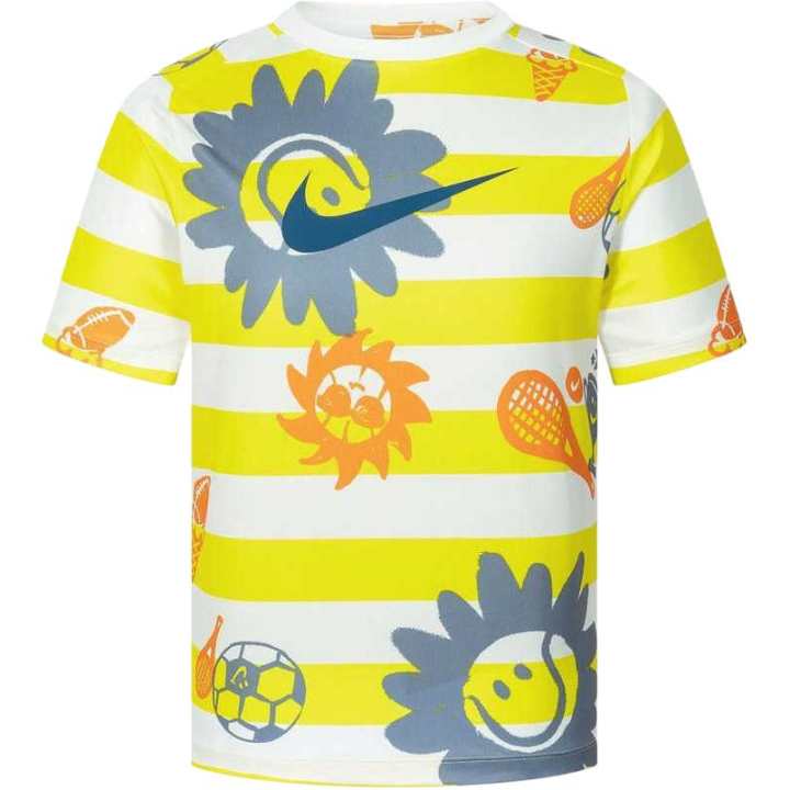 Nike Nike T Shirt Opet Yellow/Sail White Children Aged 3 7 Years Old