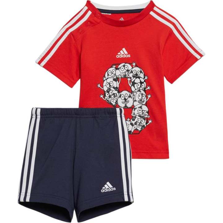 Adidas Adidas Casual Sportswear Bright Red/White/Legend Ink/White Infant And Toddler