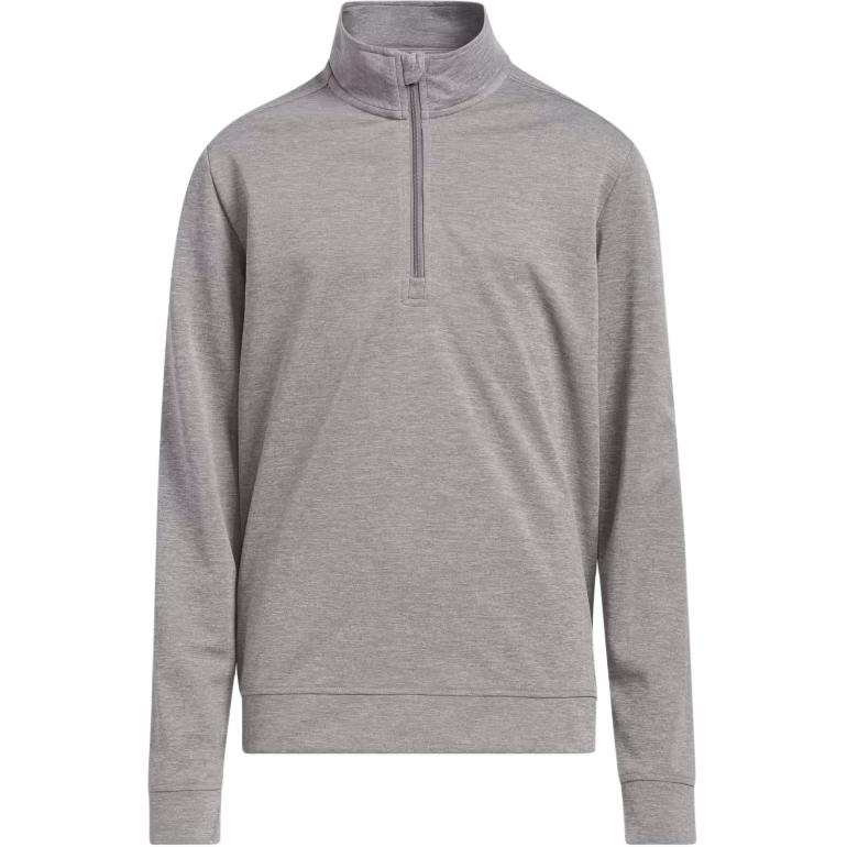 Adidas Adidas Sweatshirt Boys' Heather Quarter Zip Pullover Gray Kids'