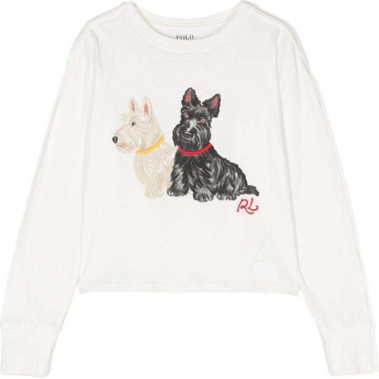 Polo Ralph Lauren T Shirt FW24 White Kids'