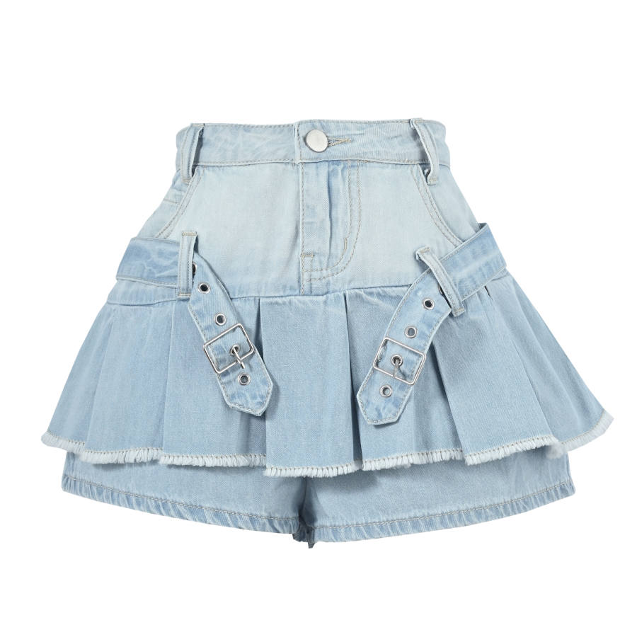 SNBL SNBL Casual Short Skirts Women's Blue
