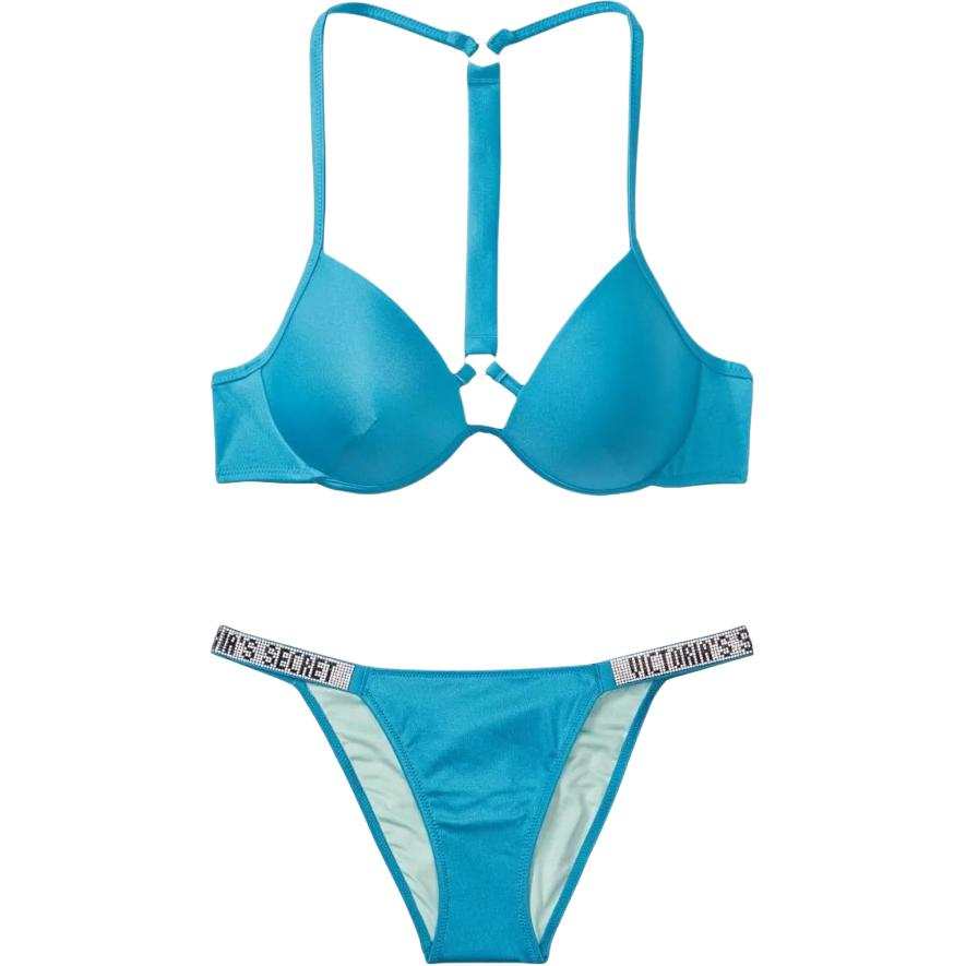 Victoria's Secret Swimsuit Set Women's Set Blue
