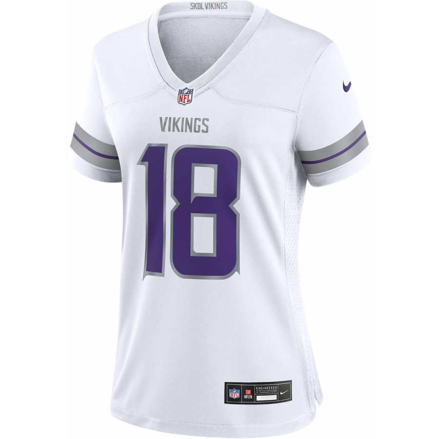Nike Nike Justin Jefferson Minnesota Vikings Women's Nike Nfl Game Football Jersey
