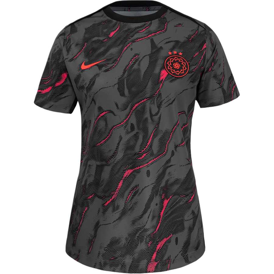 Nike Nike Portland Thorns Fc 2025 Women's Nike Nwsl Short-Sleeve Pre-Match Top