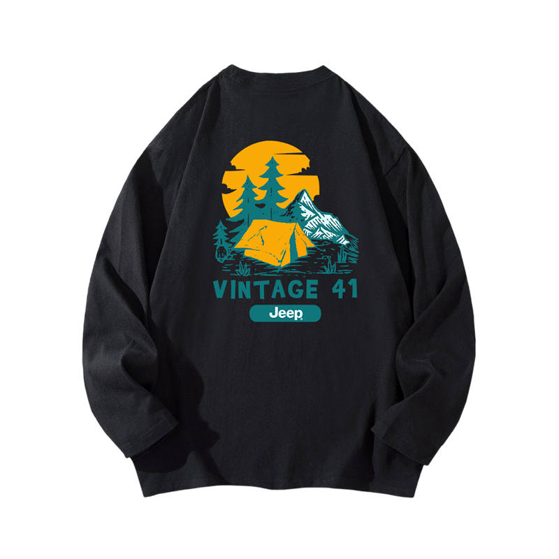 Jeep Grade School T Shirts Crew Neck Moderate
