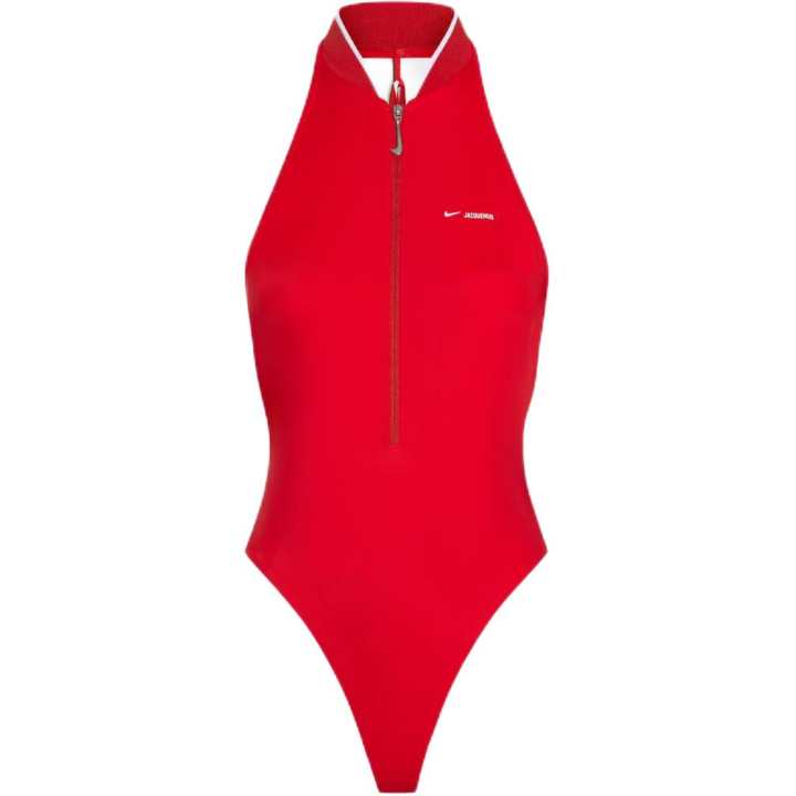 Nike Jacquemus X Nike One Piece Swimsuit Dark Red