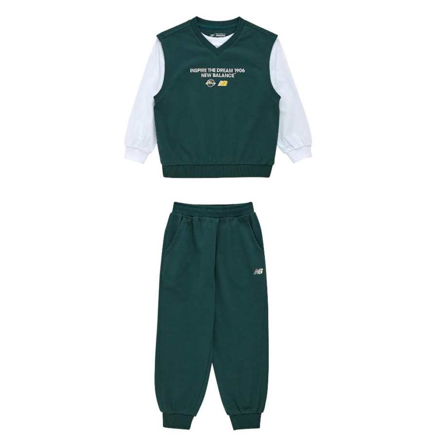 New Balance New Balance Casual Sportswear SS25 Green Children Aged 3 7 Years Old