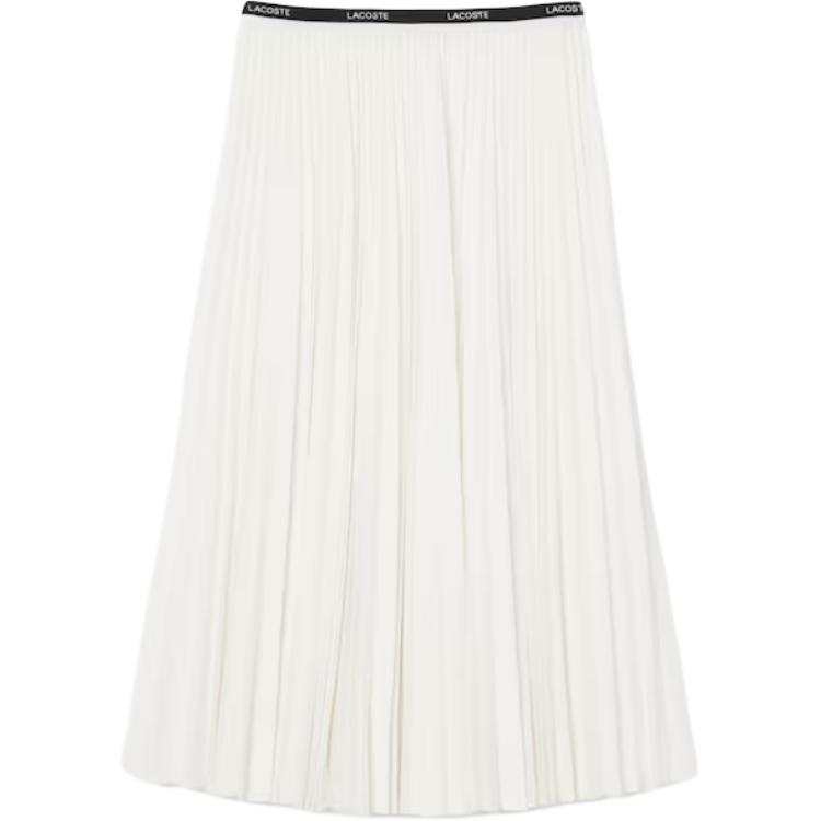 LACOSTE Lacoste plissé midi skirt