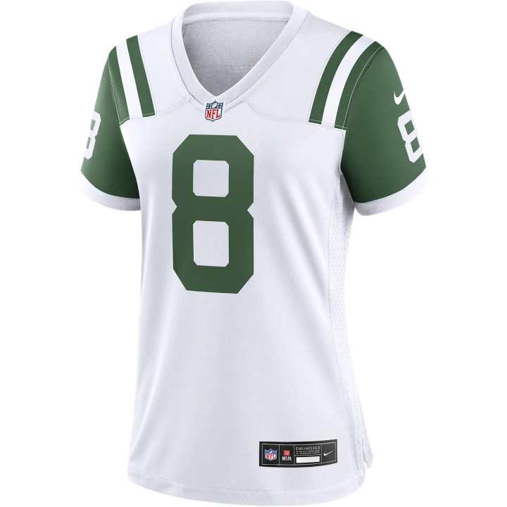 Nike Nike NFL Aaron Rodgers New York Jets Rugby Jersey Women's White