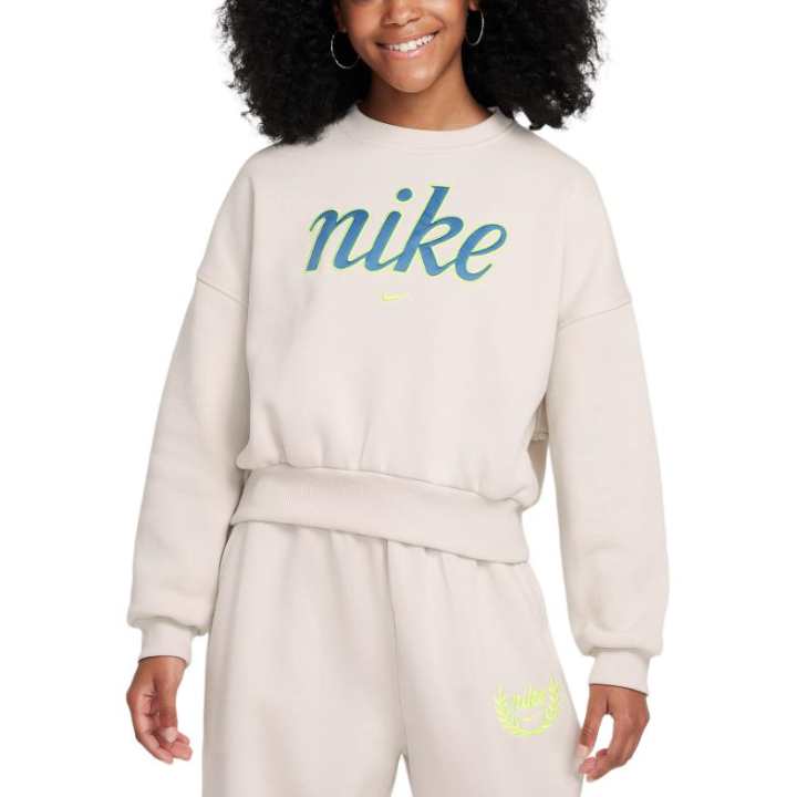 Nike Nike Sweatshirt Sportswear Club Bone White Teenagers