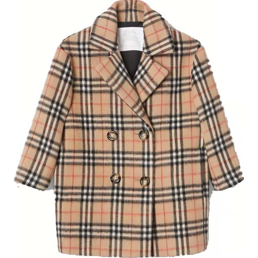Burberry Mid Length Nylon Coat Spring Fall Winter Kids'