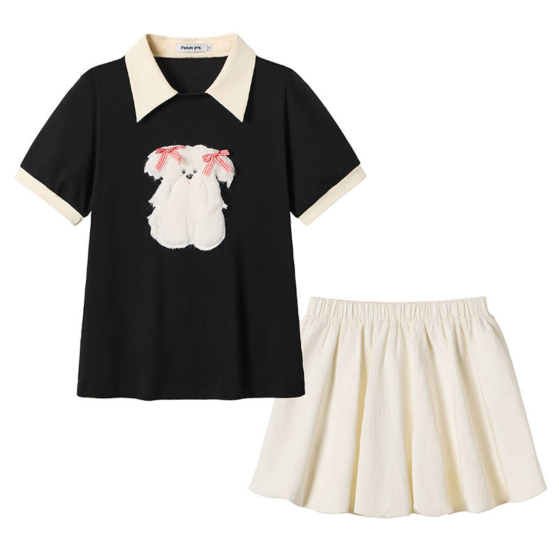 FABRIC PIG Two Piece Skirt Sets Women's Moderate Short