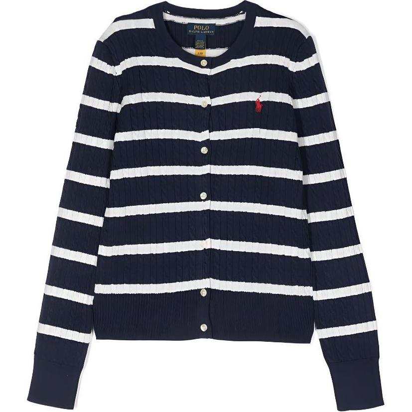Polo Ralph Lauren Knitwear Standard Marine Blue & White Teenagers