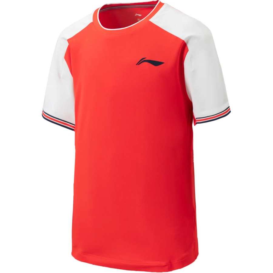 Li-Ning Li Ning Tennis Collection Tennis Top Women's Li Ning Red