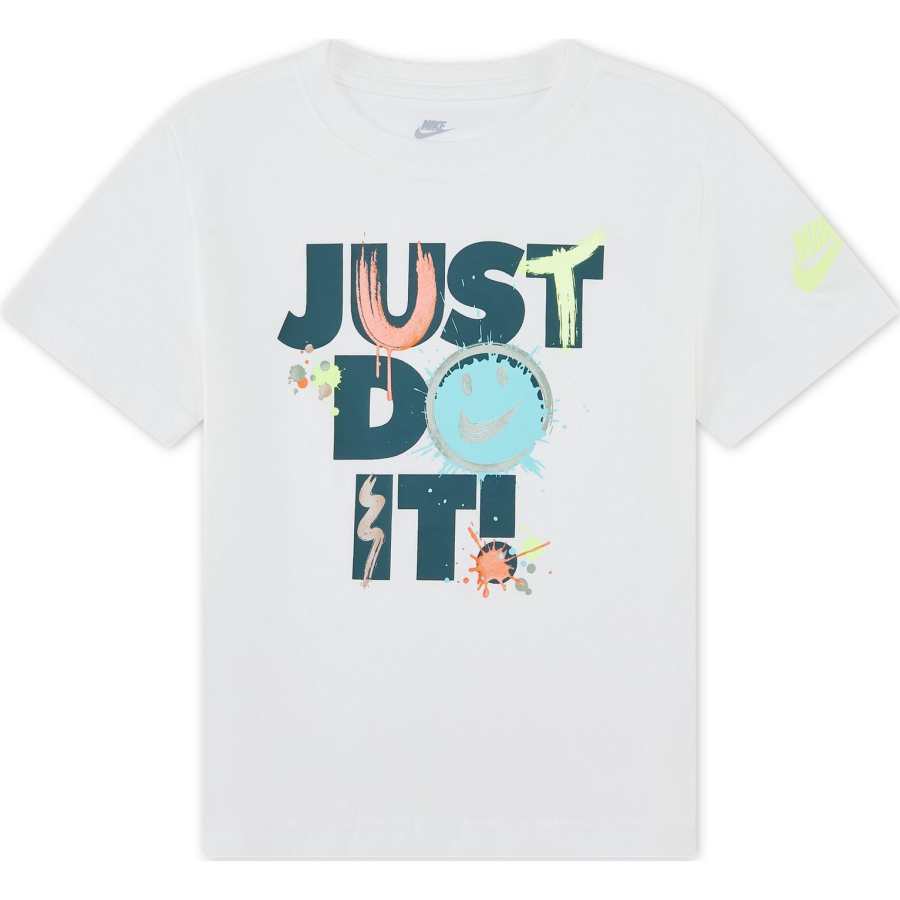 Nike Nike T Shirt 'EXPRESS YOURSELF' 'JUST DO IT' Sail White Kids'