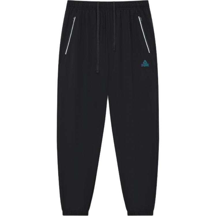 PEAK PEAK Casual Pants Men's Black Moderate Cuffed Pants