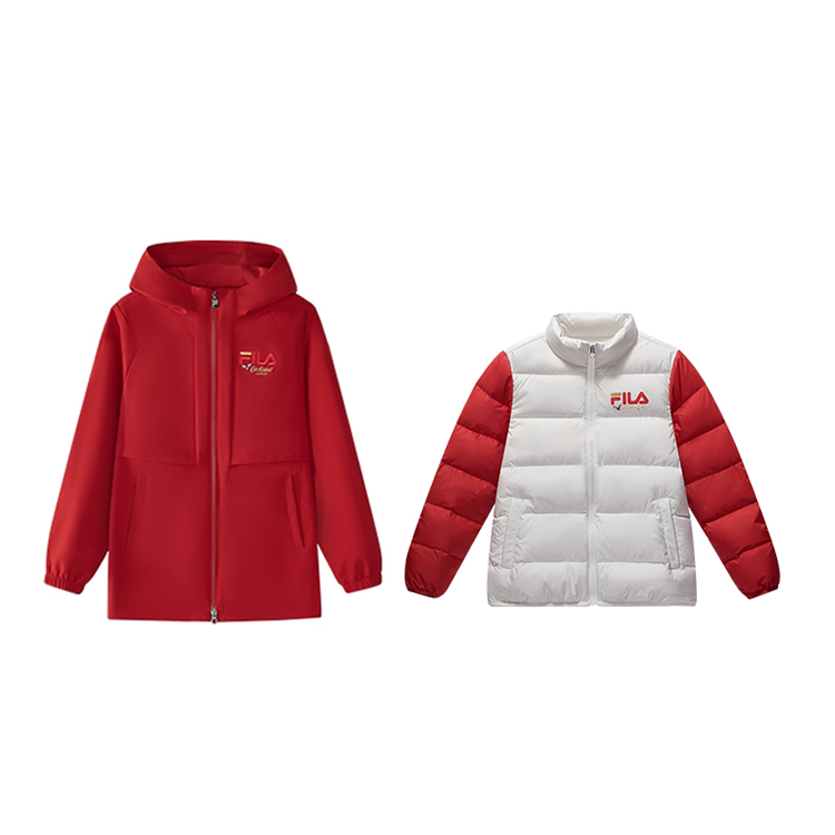 FILA KIDS x CATH KIDSTON Set Down Jacket Legend Red Children Aged 3 7 Years Old