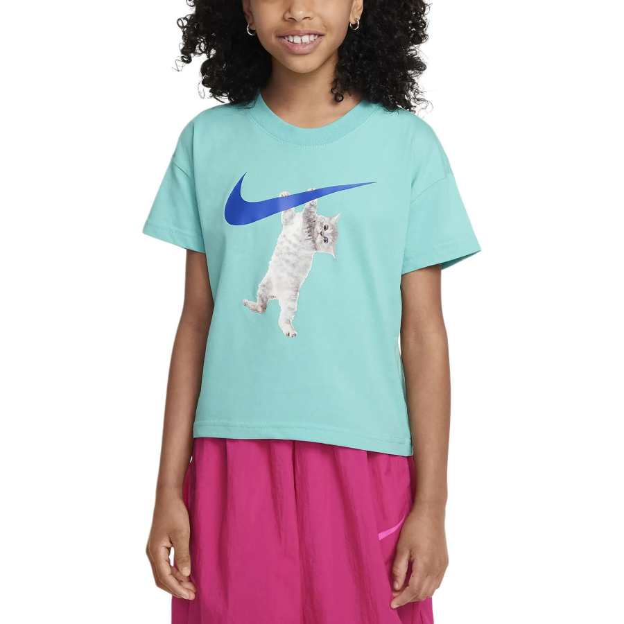 Nike Nike T Shirt Sportswear Frost Green Teenagers