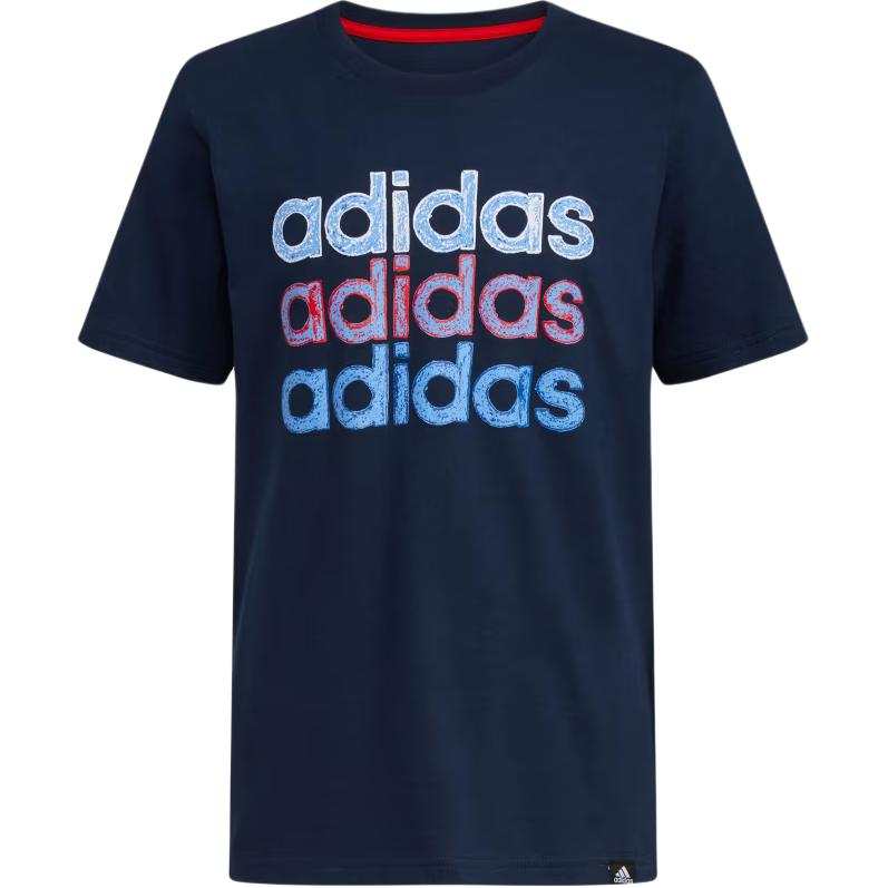 Adidas Adidas Kids T Shirts Crew Neck Moderate