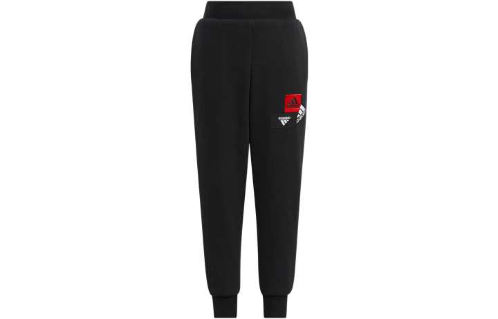 Adidas Adidas Knitted Sweatpants Fleece lined Black Kids'