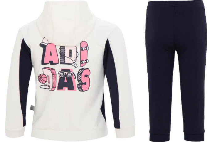 Adidas Adidas Kids Casual Sportswear Hooded Moderate