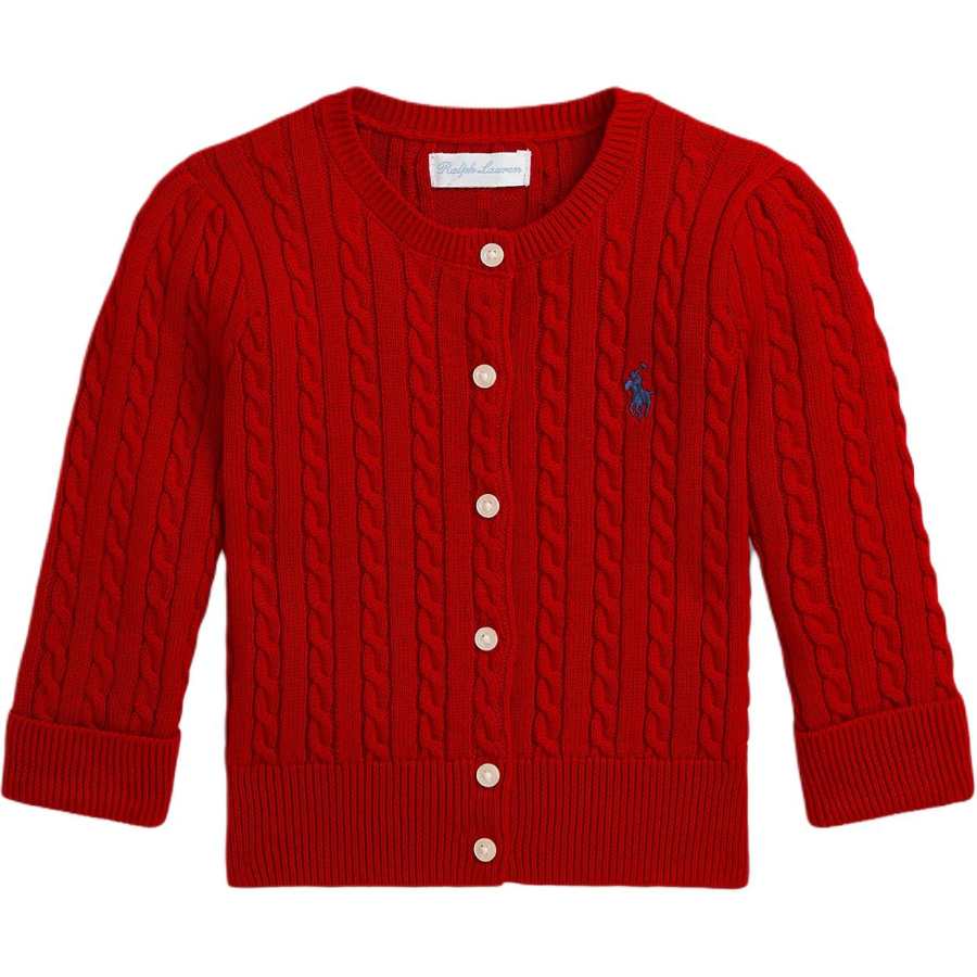 Polo Ralph Lauren Sweater Classic Version Red Infant And Toddler