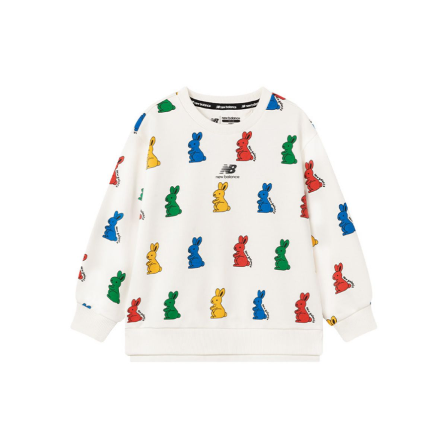 New Balance New Balance Sweatshirt Ivory White Children Aged 3 7 Years Old