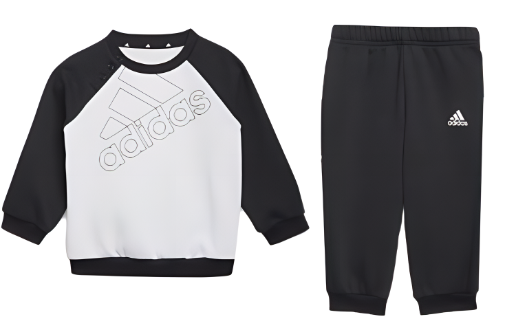 Adidas Adidas Casual Sportswear Black/White Children Aged 3 7 Years Old