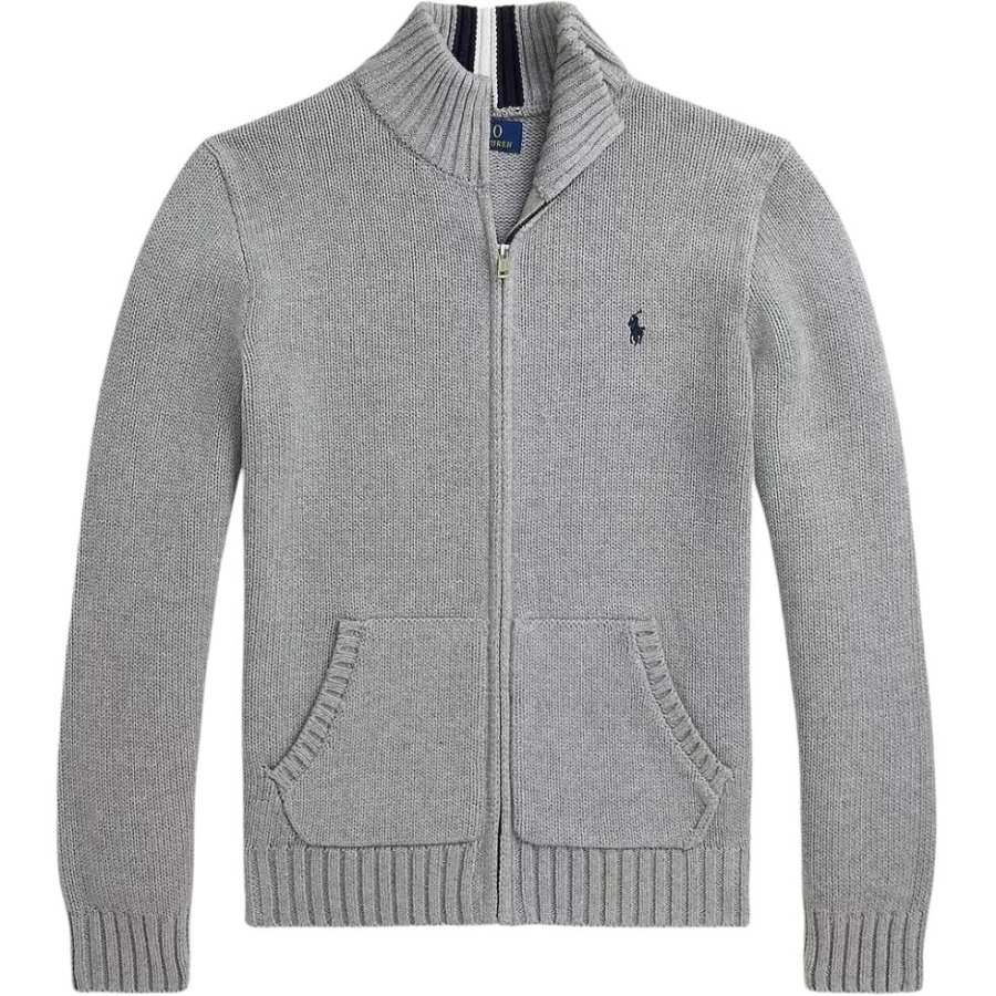 Polo Ralph Lauren Knitwear FW24 Standard Gray Teenagers