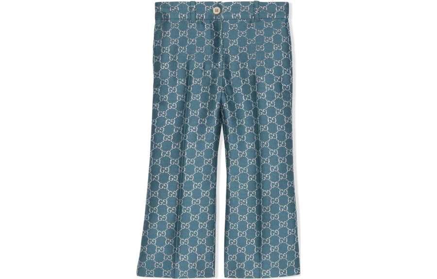 GUCCI Kids' GUCCI SS23 Knitted Sweatpants Blue