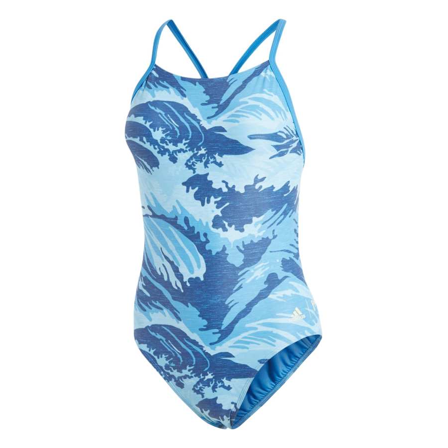 Adidas Adidas ALLOVER PRINT One piece Swimsuit Women's Blue