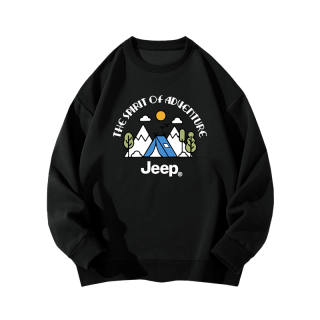 Jeep Grade School Sweatshirts Crew Neck Moderate