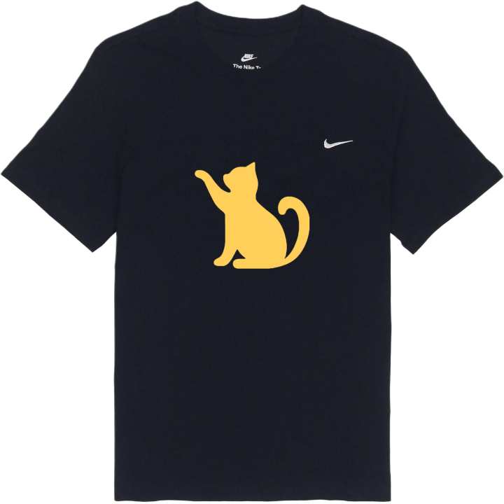 Nike Nike T Shirts Unisex Black Crew Neck Moderate Straight Fit