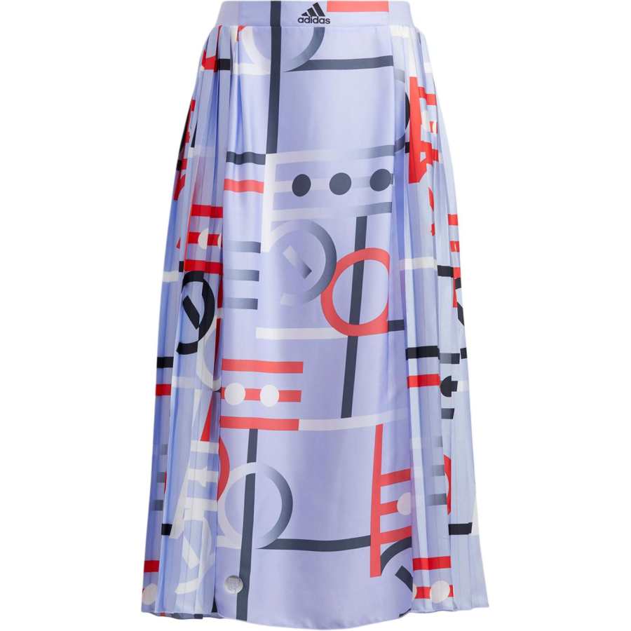 Adidas Adidas Casual Long Skirt Women's Blue Gray