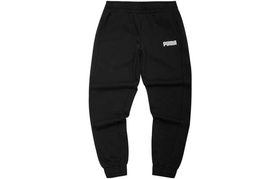 PUMA PUMA Knitted Sweatpants ESSENTIALS Black Kids'