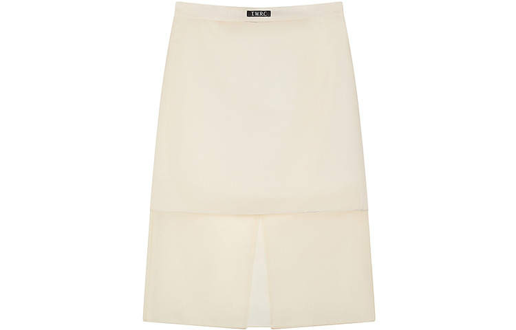 Teenie Weenie Casual Long Skirt Women's Ivory White