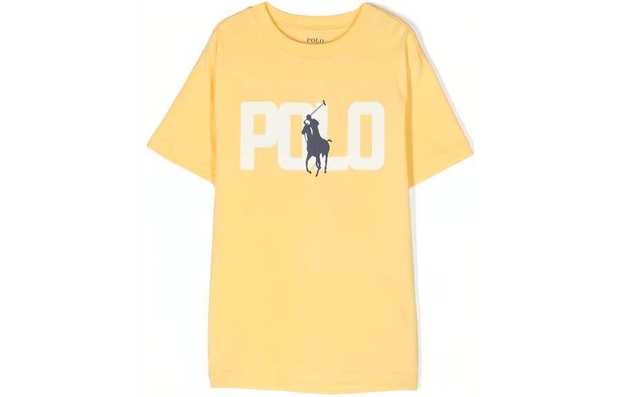 Polo Ralph Lauren T Shirt SS24 Yellow Kids'
