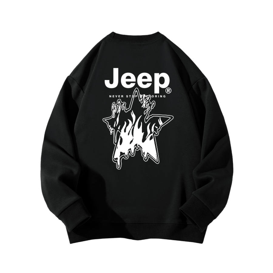 Jeep Jeep Grade School Sweatshirts Crew Neck Moderate