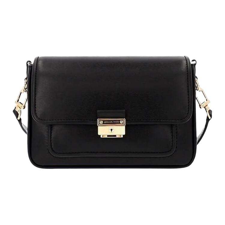MICHAEL KORS Bradshaw Grain Leather Envelope Bag, Shoulder Bag, Crossbody Bag Regular Women's Black