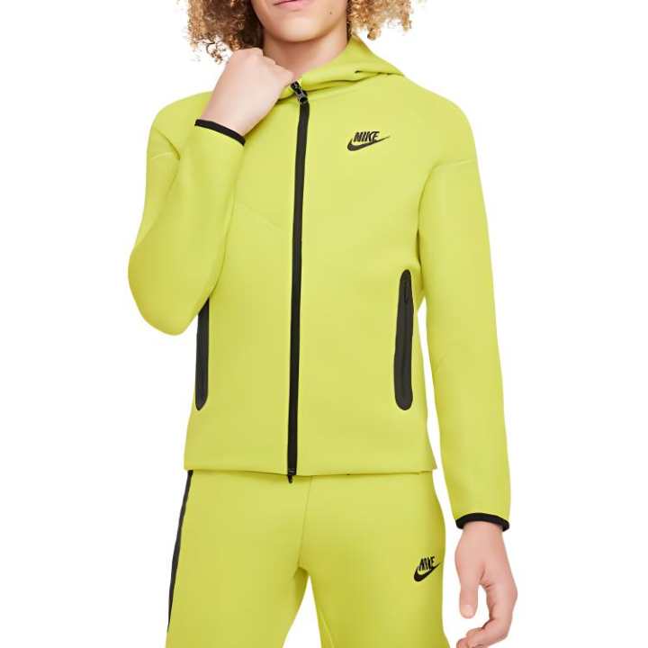 Nike Nike Sweatshirt Bright Cactus Color/black Color Teenagers