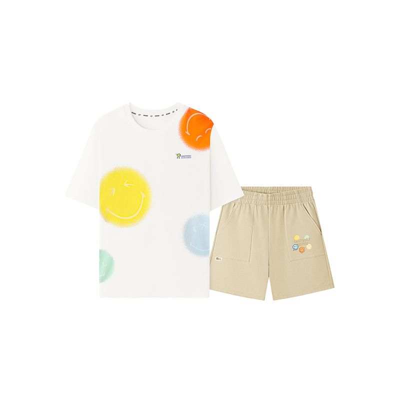 Skechers Kids x SMILEYWORLD Casual Sportswear Snow Children Aged 3 7 Years Old