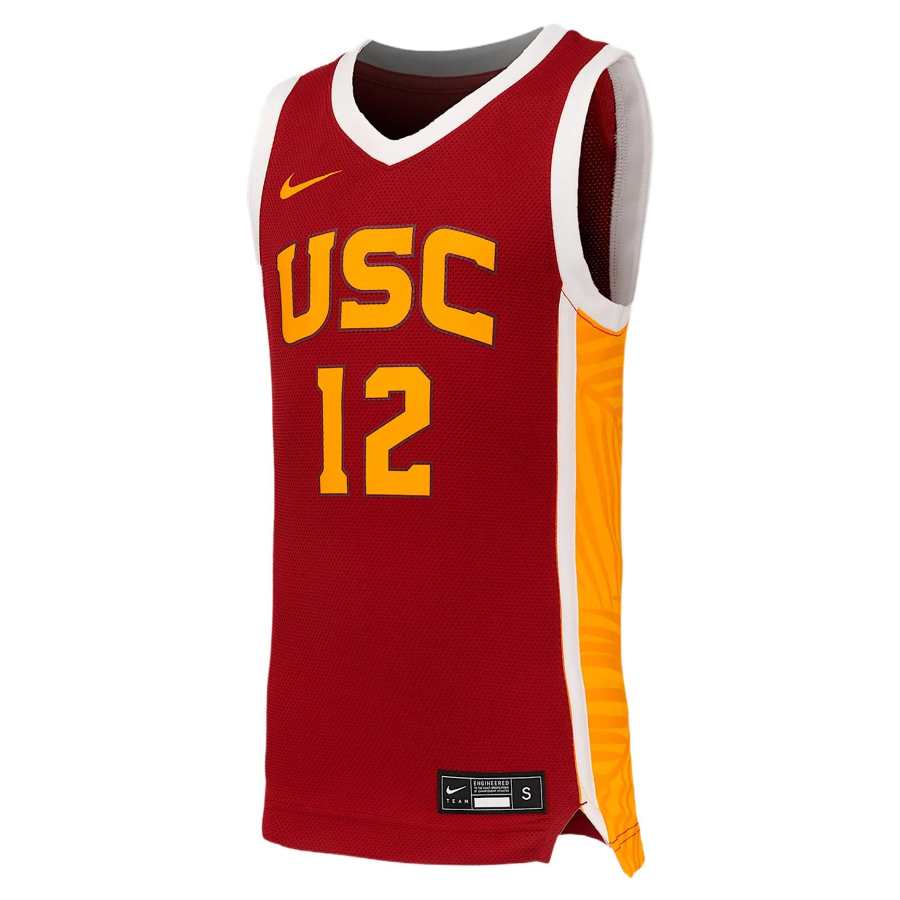 Nike Nike USC T Shirt Dark Red Teenagers