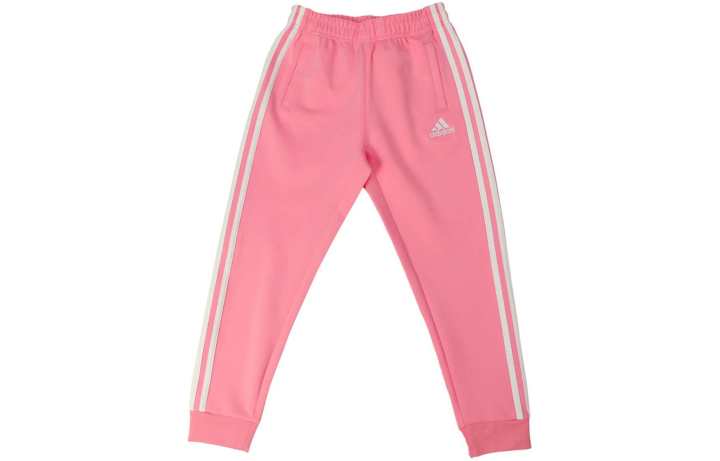 Adidas Adidas Knitted Sweatpants Pink White Kids'