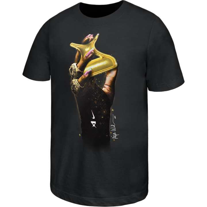 Nike Nike T Shirt A'ja Wilson Rings 'So Win' Black Teenagers