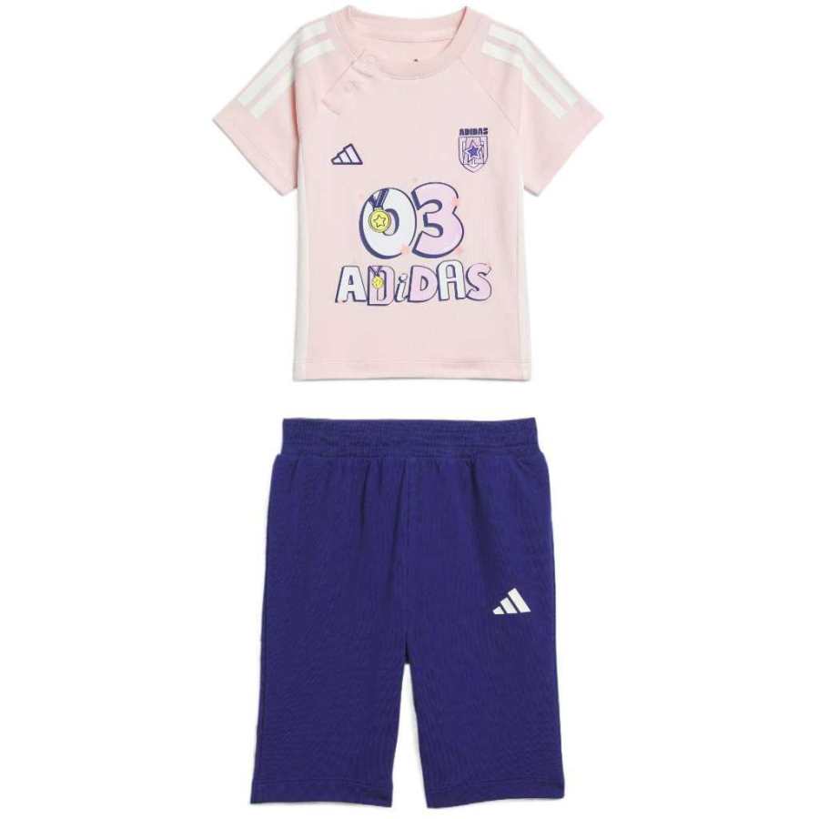 Adidas Adidas Casual Sportswear SportswearTrack Snow Crystal Pink/Victory Blue Infant And Toddler