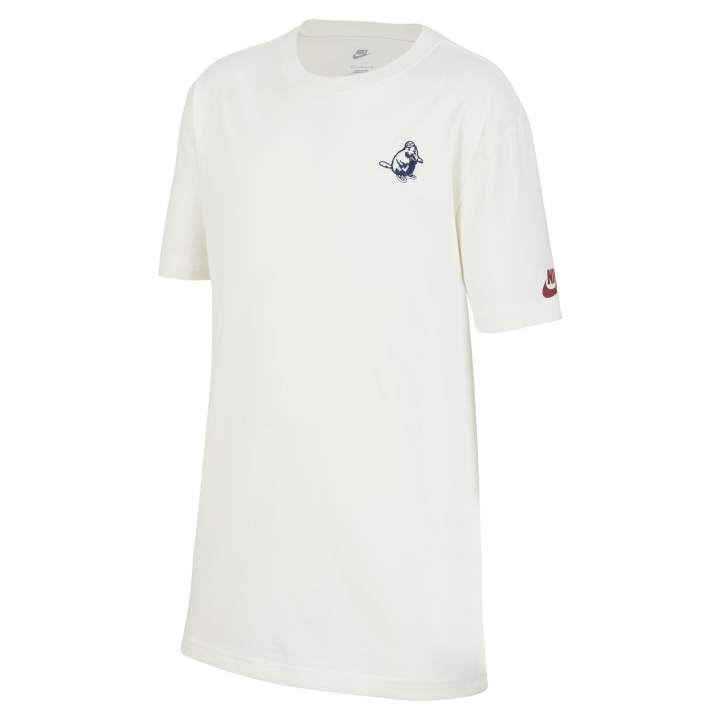 Nike Nike Sportswear T Shirt Sail White Kids'